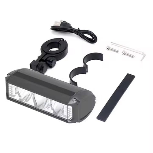 900 Lumens USB Rechargeable Bike Front Light – Waterproof LED Headlight with 5 Modes