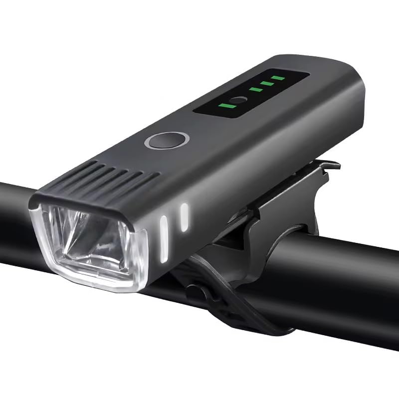 400-Lumen USB Rechargeable LED Bike Light – Anti-Glare Front Safety Lamp