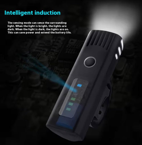 400-Lumen USB Rechargeable LED Bike Light – Anti-Glare Front Safety Lamp