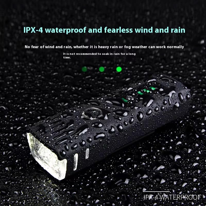 400-Lumen USB Rechargeable LED Bike Light – Anti-Glare Front Safety Lamp