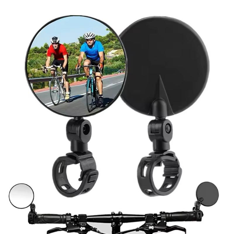 Bicycle Handlebar Mirror – 360° Adjustable Round Safety Mirrors (2 Pcs)
