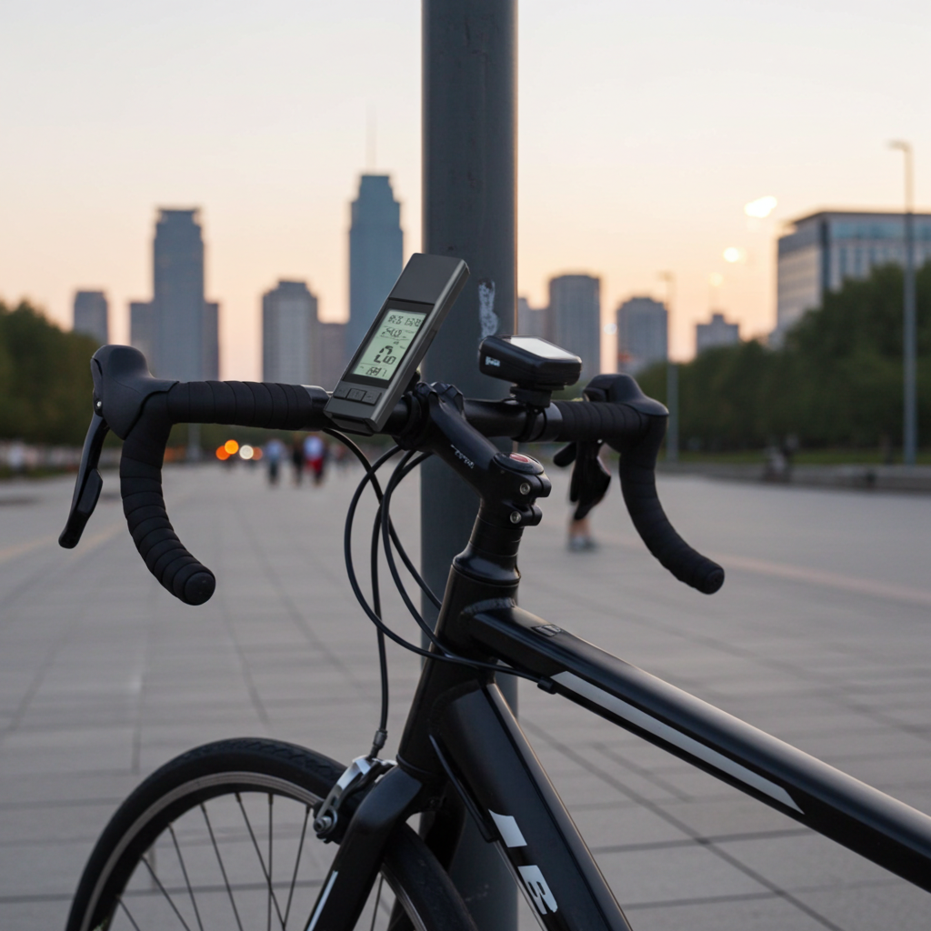 3-in-1 USB Rechargeable Bike Light with LCD Speedometer &amp; Horn – Front &amp; Rear Safety Set